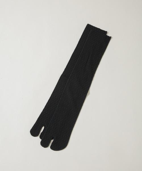 MARCOMONDE（マルコモンド）の「MARCOMONDE/Pocopoco Tulle Tabi socks（ソックス/靴下・レディース・ブラック/ベージュ・FREE）」の2枚目の写真