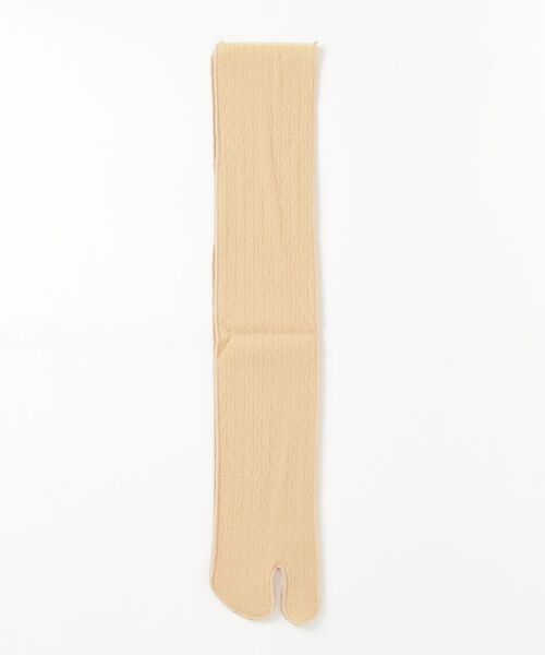 MARCOMONDE（マルコモンド）の「MARCOMONDE/Pocopoco Tulle Tabi socks（ソックス/靴下・レディース・ブラック/ベージュ・FREE）」の4枚目の写真