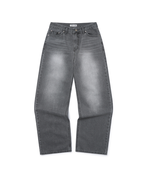 PLUNASTUDIO(プルナスタジオ)の「エッシュワイドデニムパンツ(グレー)(デニムパンツ・レディース・グレー・SMALL/MEDIUM/LARGE)」の2枚目の写真