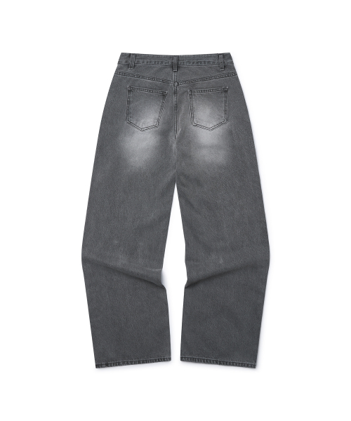 PLUNASTUDIO(プルナスタジオ)の「エッシュワイドデニムパンツ(グレー)(デニムパンツ・レディース・グレー・SMALL/MEDIUM/LARGE)」の3枚目の写真