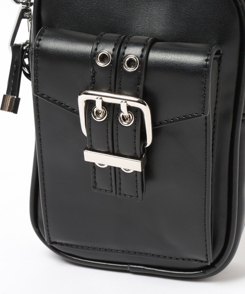 HARE（ハレ）の「ベルトデザインミニショルダーバッグ(HARE)（ショルダーバッグ・レディース・シルバー/ブラック・FREE）」の13枚目の写真