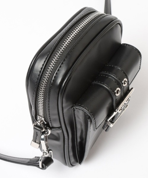 HARE（ハレ）の「ベルトデザインミニショルダーバッグ(HARE)（ショルダーバッグ・レディース・シルバー/ブラック・FREE）」の18枚目の写真