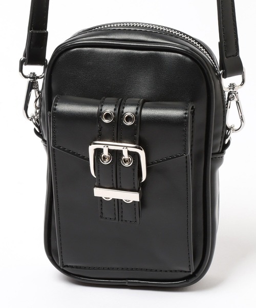 HARE（ハレ）の「ベルトデザインミニショルダーバッグ(HARE)（ショルダーバッグ・レディース・シルバー/ブラック・FREE）」の8枚目の写真