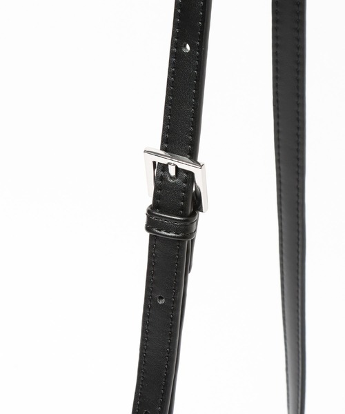 HARE（ハレ）の「ベルトデザインミニショルダーバッグ(HARE)（ショルダーバッグ・レディース・シルバー/ブラック・FREE）」の10枚目の写真