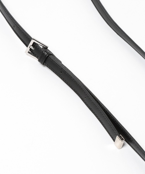 HARE（ハレ）の「ベルトデザインミニショルダーバッグ(HARE)（ショルダーバッグ・レディース・シルバー/ブラック・FREE）」の11枚目の写真