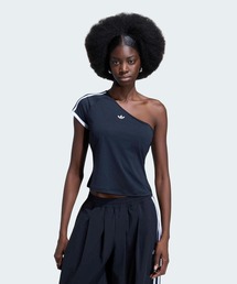adidas オフショルダートップス adidas（アディダス） tシャツ アディカラー オフショルダー 長袖T