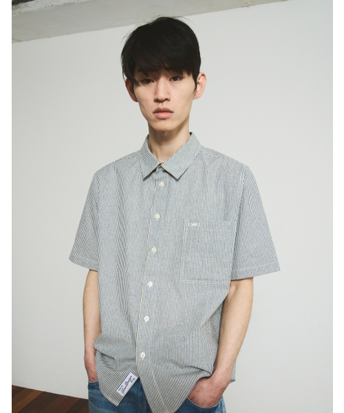 LORES(ロアス)の「Paneled S/S Shirts - Green(シャツ/ブラウス・レディース・その他・SMALL/MEDIUM/LARGE)」の8枚目の写真