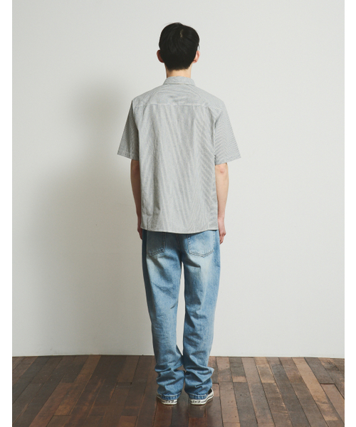 LORES(ロアス)の「Paneled S/S Shirts - Green(シャツ/ブラウス・レディース・その他・SMALL/MEDIUM/LARGE)」の3枚目の写真
