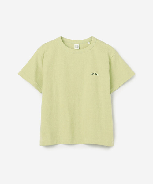 ORCIVAL(オーシバル)の「ORCIVAL | アンイーブンジャージー 刺繍ショートスリーブTシャツ WOMEN(Tシャツ/カットソー・レディース・オフホワイト/ブルー系その他/ライトグリーン/ベージュ系その他・1/2)」の5枚目の写真
