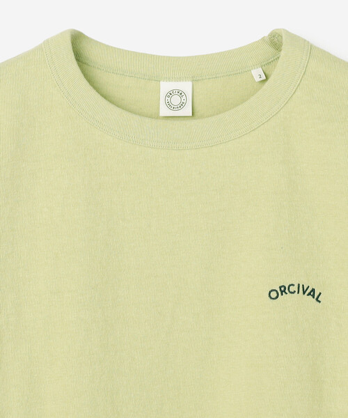 ORCIVAL(オーシバル)の「ORCIVAL | アンイーブンジャージー 刺繍ショートスリーブTシャツ WOMEN(Tシャツ/カットソー・レディース・オフホワイト/ブルー系その他/ライトグリーン/ベージュ系その他・1/2)」の7枚目の写真