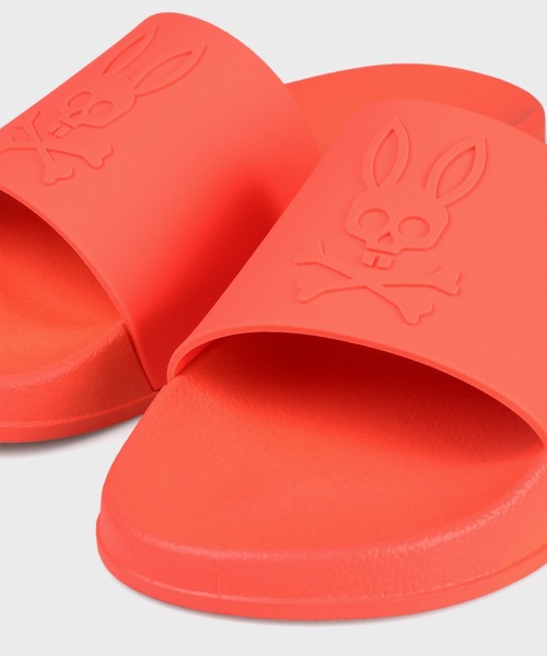 Psycho Bunny（サイコバニー）の「エンボスネオンカラーロゴ シャワーサンダル（サンダル・メンズ・ブラック/ライトイエロー/ライトグリーン/オレンジ・MEDIUM/LARGE/X-LARGE）」の14枚目の写真
