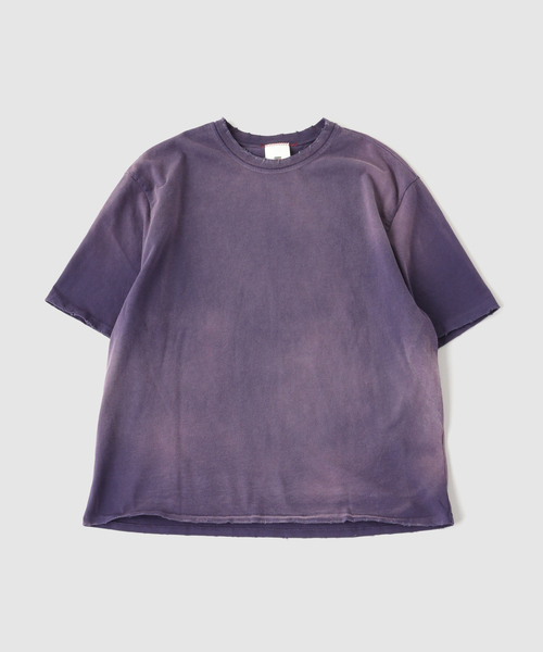JOURNAL STANDARD(ジャーナルスタンダード)の「MOOJI MOOJI / ム―ジ ム―ジ OVERSIZE CROP T-SHIRTS AGED(Tシャツ/カットソー・メンズ・サックスブルー/カーキ/ブラック/イエロー/パープル/ホワイト系その他・MEDIUM/LARGE)」の5枚目の写真