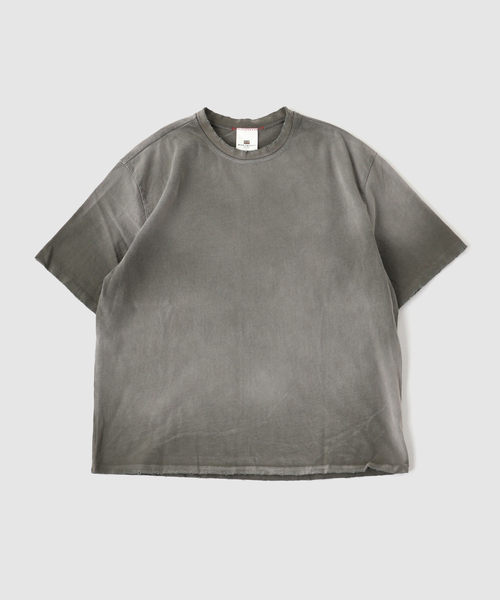 JOURNAL STANDARD(ジャーナルスタンダード)の「MOOJI MOOJI / ム―ジ ム―ジ OVERSIZE CROP T-SHIRTS AGED(Tシャツ/カットソー・メンズ・サックスブルー/カーキ/ブラック/イエロー/パープル/ホワイト系その他・MEDIUM/LARGE)」の1枚目の写真