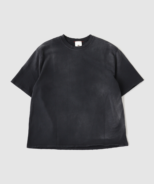JOURNAL STANDARD(ジャーナルスタンダード)の「MOOJI MOOJI / ム―ジ ム―ジ OVERSIZE CROP T-SHIRTS AGED(Tシャツ/カットソー・メンズ・サックスブルー/カーキ/ブラック/イエロー/パープル/ホワイト系その他・MEDIUM/LARGE)」の3枚目の写真