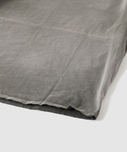JOURNAL STANDARD(ジャーナルスタンダード)の「MOOJI MOOJI / ム―ジ ム―ジ OVERSIZE CROP T-SHIRTS AGED(Tシャツ/カットソー・メンズ・サックスブルー/カーキ/ブラック/イエロー/パープル/ホワイト系その他・MEDIUM/LARGE)」の10枚目の写真