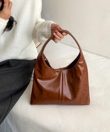 2WAYレザー調バッグ