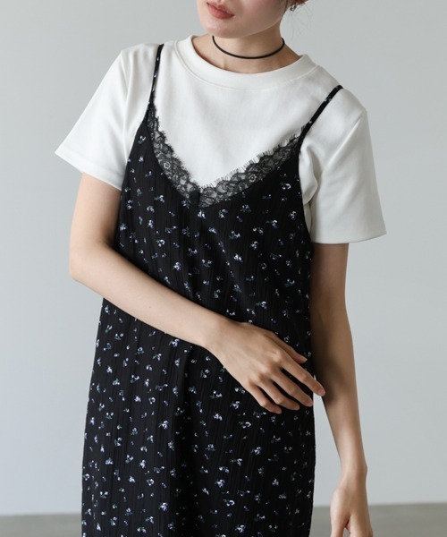 Bab(バブ)の「シルキータッチコンパクトTシャツ(Tシャツ/カットソー・レディース・ブラック/グリーン/ホワイト/ネイビー/イエロー・FREE)」の2枚目の写真