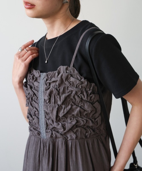 Bab(バブ)の「シルキータッチコンパクトTシャツ(Tシャツ/カットソー・レディース・ブラック/グリーン/ホワイト/ネイビー/イエロー・FREE)」の12枚目の写真