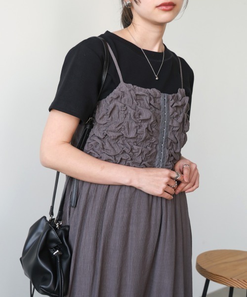 Bab(バブ)の「シルキータッチコンパクトTシャツ(Tシャツ/カットソー・レディース・ブラック/グリーン/ホワイト/ネイビー/イエロー・FREE)」の19枚目の写真
