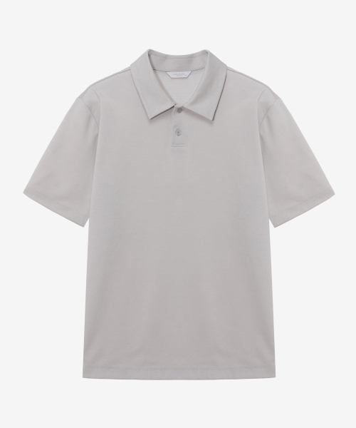 MINDBRIDGE（マインドブリッジ）の「[スーピマ]カラーTシャツ - 4色（ポロシャツ・メンズ・オフホワイト/ライトグレー/ダークグレー/ブラック・95/100/105/110）」の8枚目の写真