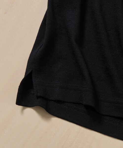 WRAPINKNOT(ラッピンノット)の「【WRAPINKNOT/ラッピンノット】S/S Polo-shirt(ポロシャツ・メンズ・ブラック・2/3)」の9枚目の写真