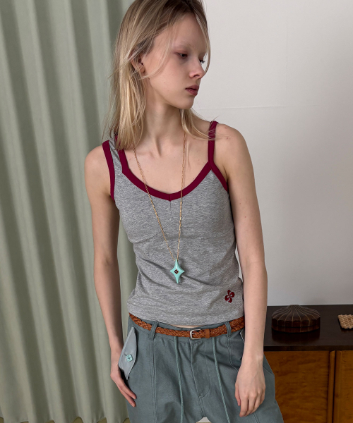HERETIC(ヘレティック)の「ONE EDGE SLEEVELESS / melange grey(Tシャツ/カットソー・レディース・その他・FREE)」の1枚目の写真