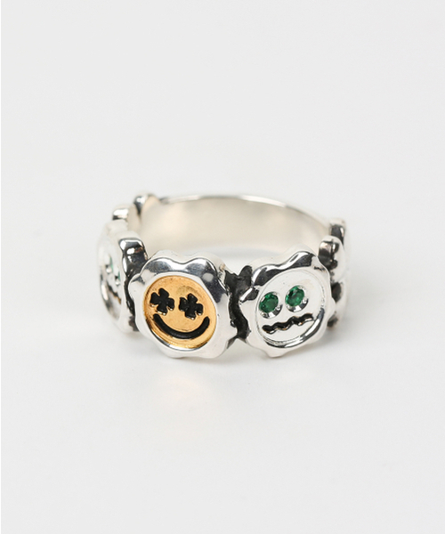 GRAYNOISE(グレイノイズ)の「Clover eyes ring (925 silver)(リング・メンズ・その他・12/13/14/15 /16/17/18/19/20/21/22/23/24/25)」の1枚目の写真