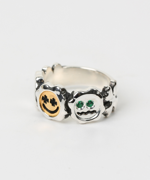 GRAYNOISE(グレイノイズ)の「Clover eyes ring (925 silver)(リング・メンズ・その他・12/13/14/15 /16/17/18/19/20/21/22/23/24/25)」の2枚目の写真
