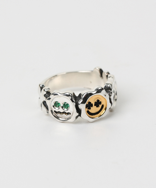 GRAYNOISE(グレイノイズ)の「Clover eyes ring (925 silver)(リング・メンズ・その他・12/13/14/15 /16/17/18/19/20/21/22/23/24/25)」の3枚目の写真