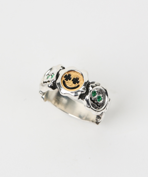 GRAYNOISE(グレイノイズ)の「Clover eyes ring (925 silver)(リング・メンズ・その他・12/13/14/15 /16/17/18/19/20/21/22/23/24/25)」の4枚目の写真