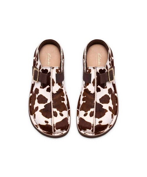 Clarks（クラークス）の「クラークス ウィメンズ Solsbury Mule. ソールズベリーミュール（スリッポン・レディース・ホワイト×ブラウン・40/50/30/60）」の3枚目の写真