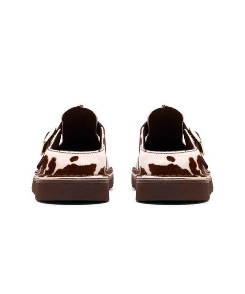 Clarks（クラークス）の「クラークス ウィメンズ Solsbury Mule. ソールズベリーミュール（スリッポン・レディース・ホワイト×ブラウン・40/50/30/60）」の5枚目の写真