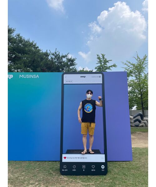 MUSINSA STANDARD（ムシンサスタンダード）の「シアーカーショーツ[ブラック]（その他パンツ・メンズ・その他・29）」の6枚目の写真