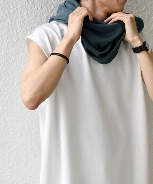 SHIPS any(シップス エニィ)の「SHIPS any:〈接触冷感〉COOL TOUCH スムース リラックス ノースリーブ Tシャツ 26SS◇(タンクトップ・メンズ・ブラック/ホワイト/チャコールグレー・LARGE/MEDIUM)」の7枚目の写真