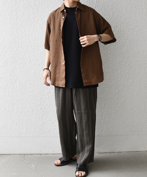 SHIPS any(シップス エニィ)の「SHIPS any:〈接触冷感〉COOL TOUCH スムース リラックス ノースリーブ Tシャツ 26SS◇(タンクトップ・メンズ・ブラック/ホワイト/チャコールグレー・LARGE/MEDIUM)」の13枚目の写真