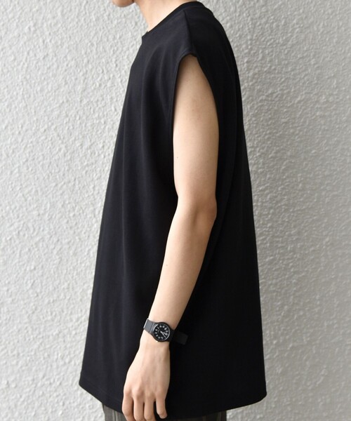 SHIPS any(シップス エニィ)の「SHIPS any:〈接触冷感〉COOL TOUCH スムース リラックス ノースリーブ Tシャツ 26SS◇(タンクトップ・メンズ・ブラック/ホワイト/チャコールグレー・LARGE/MEDIUM)」の17枚目の写真