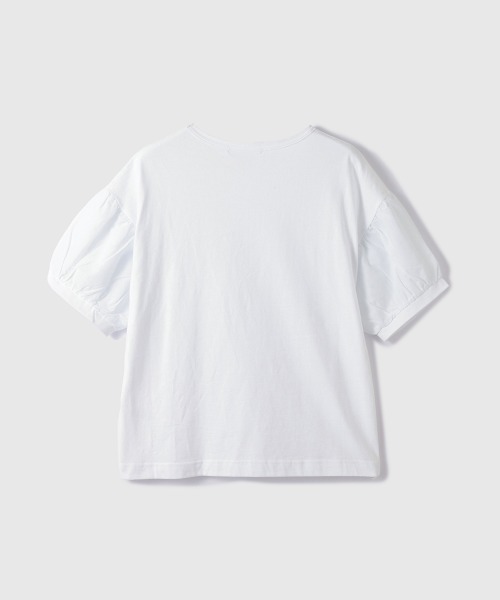 VICKY(ビッキー)の「ボリュームスリーブプルオーバー(Tシャツ/カットソー・レディース・ネイビー/オフホワイト・M)」の4枚目の写真