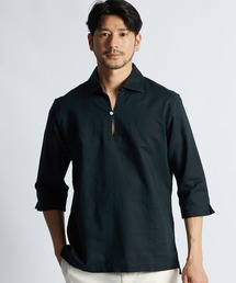 新品未使用♡LANVIN en Bleu ランバンオンブルー  トップスブラウス FABRICAスタンドカラーフレアブラウス|LANVIN en Bleu | LANVIN en