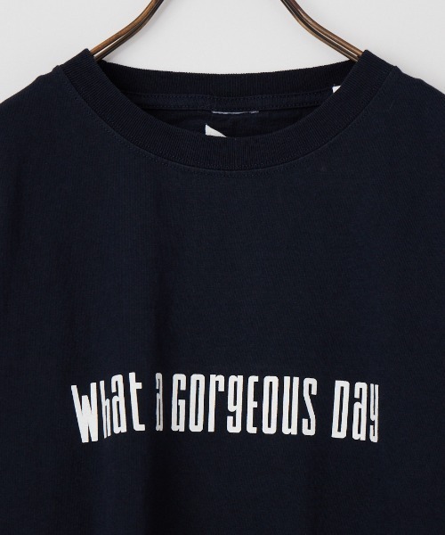 FUNG（ファング）の「[FUNG/ファング] GORGEOUS カットオフ プリントTシャツ（Tシャツ/カットソー・レディース・ネイビー/ホワイト・M）」の6枚目の写真