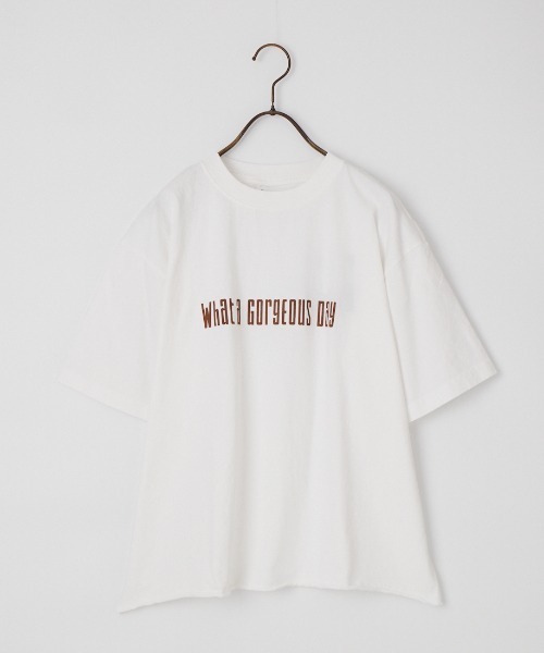 FUNG（ファング）の「[FUNG/ファング] GORGEOUS カットオフ プリントTシャツ（Tシャツ/カットソー・レディース・ネイビー/ホワイト・M）」の14枚目の写真