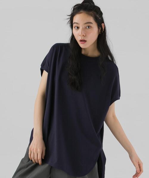 EKAL(エカル)の「ドルマンスリーブカットソー(Tシャツ/カットソー・レディース・パープル/ホワイト/ブラック・FREE)」の3枚目の写真