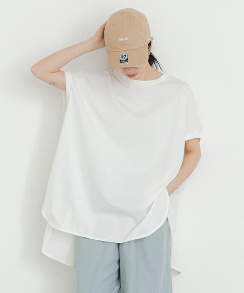 EKAL(エカル)の「ドルマンスリーブカットソー(Tシャツ/カットソー・レディース・パープル/ホワイト/ブラック・FREE)」の2枚目の写真