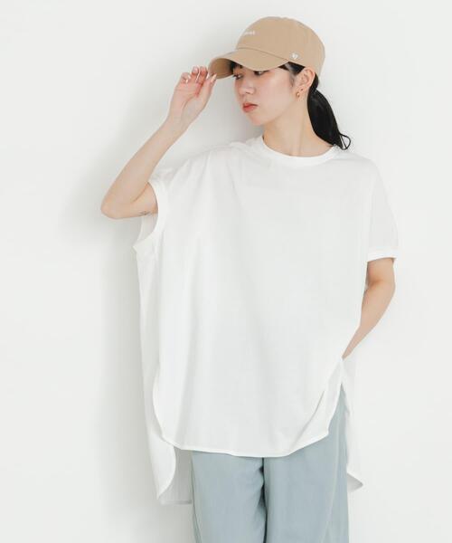 EKAL(エカル)の「ドルマンスリーブカットソー(Tシャツ/カットソー・レディース・パープル/ホワイト/ブラック・FREE)」の4枚目の写真