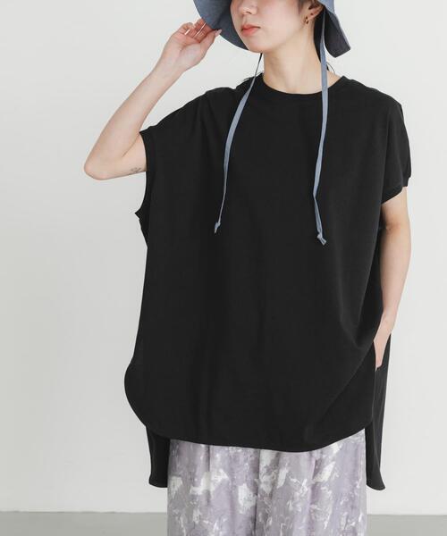 EKAL(エカル)の「ドルマンスリーブカットソー(Tシャツ/カットソー・レディース・パープル/ホワイト/ブラック・FREE)」の14枚目の写真