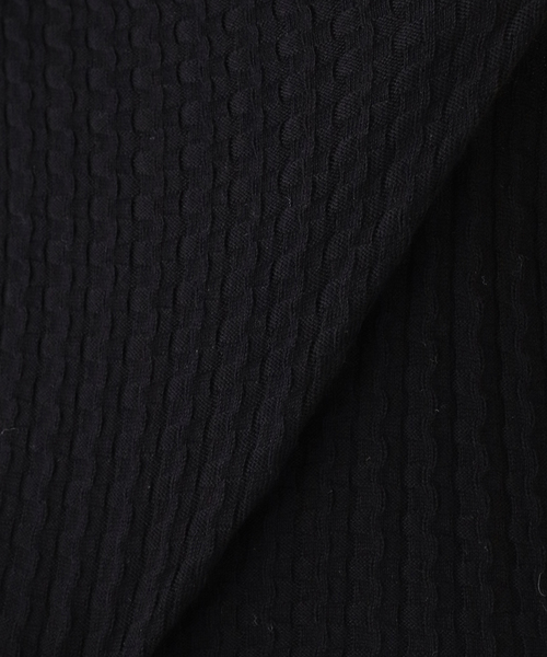 SAYAKADAVIS（サヤカディヴィス）の「SAYAKA DAVIS WAVY RIB MOCKNECK TANK WKT122-WR：カットソー（Tシャツ/カットソー・レディース・ブラック・X-SMALL）」の14枚目の写真