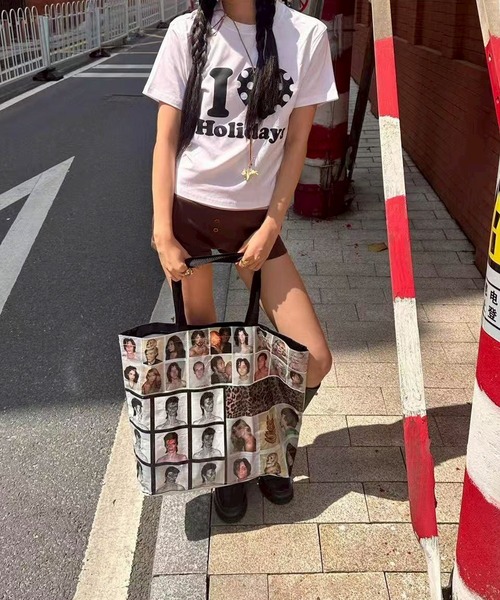LYEON(リヨン)の「ドットハートプリントTシャツ(Tシャツ/カットソー・レディース・オフホワイト・MEDIUM/SMALL)」の12枚目の写真