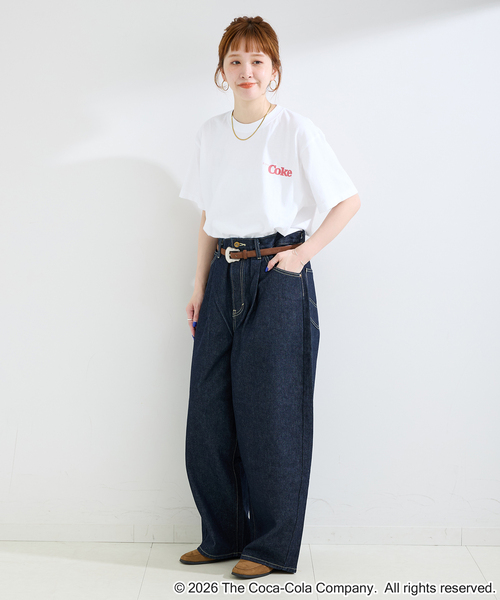 GOOD ROCK SPEED(グッドロックスピード)の「GOOD ROCK SPEED / グッドロックスピード COCA-COLA Tshirts White(Tシャツ/カットソー・レディース・ホワイト・FREE)」の2枚目の写真