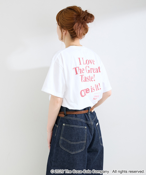 GOOD ROCK SPEED(グッドロックスピード)の「GOOD ROCK SPEED / グッドロックスピード COCA-COLA Tshirts White(Tシャツ/カットソー・レディース・ホワイト・FREE)」の6枚目の写真