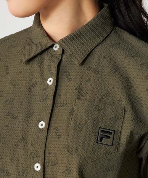 FILA GOLF(フィラゴルフ )の「半袖シャツ(シャツ/ブラウス・レディース・ブラック/カーキ/ライトベージュ・LARGE/X-LARGE/MEDIUM)」の20枚目の写真
