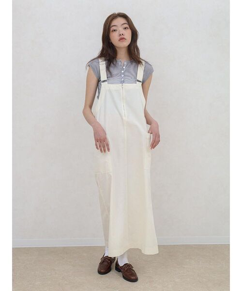 セール】Front zip jumper skirt（ジャンパースカート）｜FIKA